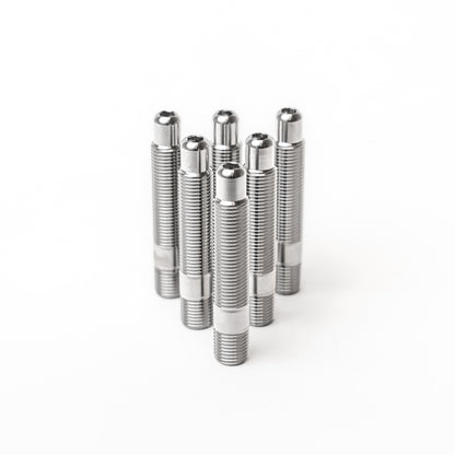Billetworkz Titanium Wheel Studs (Brushed)