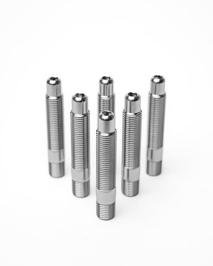 Billetworkz Titanium Wheel Studs (Brushed)