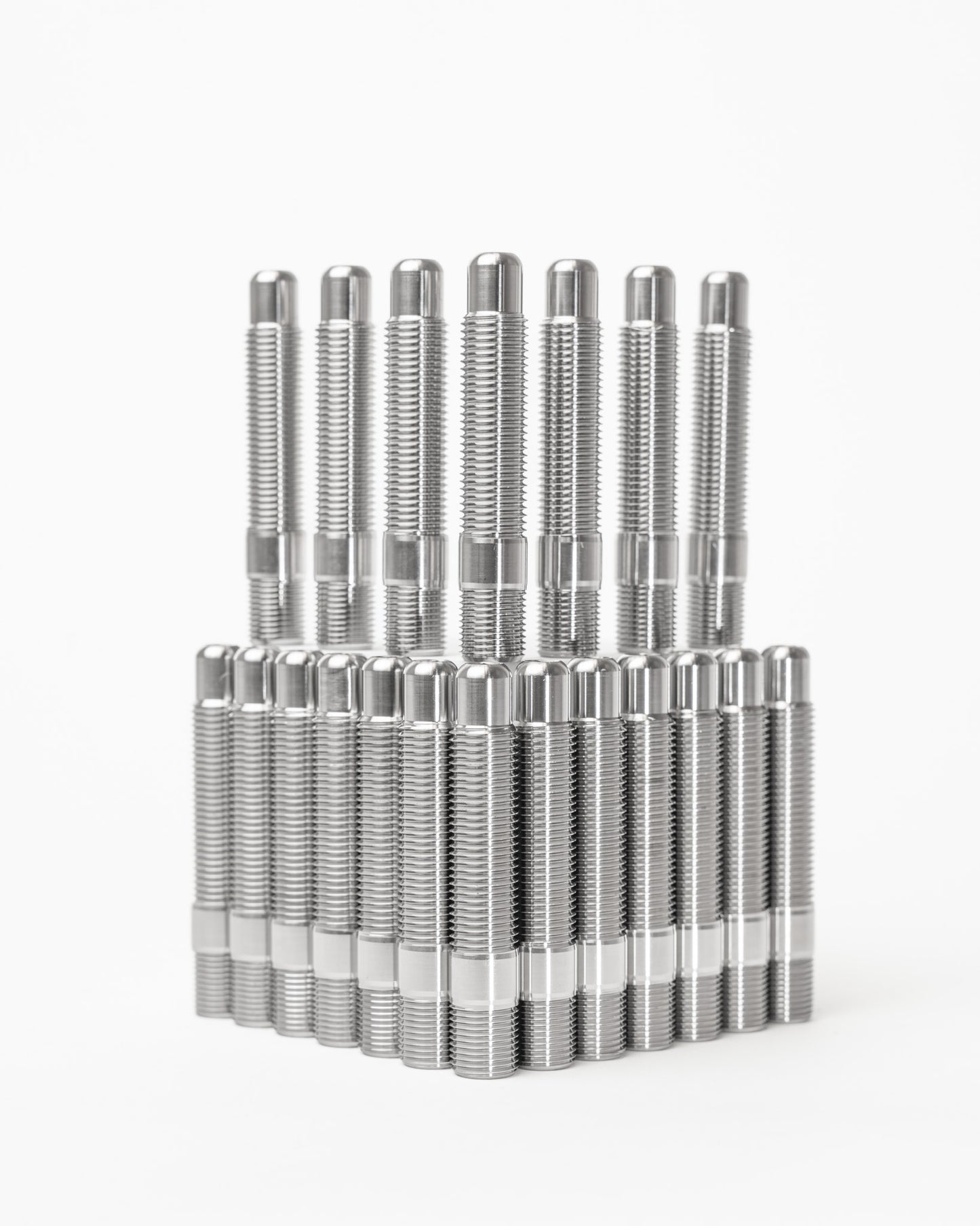 Billetworkz Titanium Wheel Studs (Brushed)