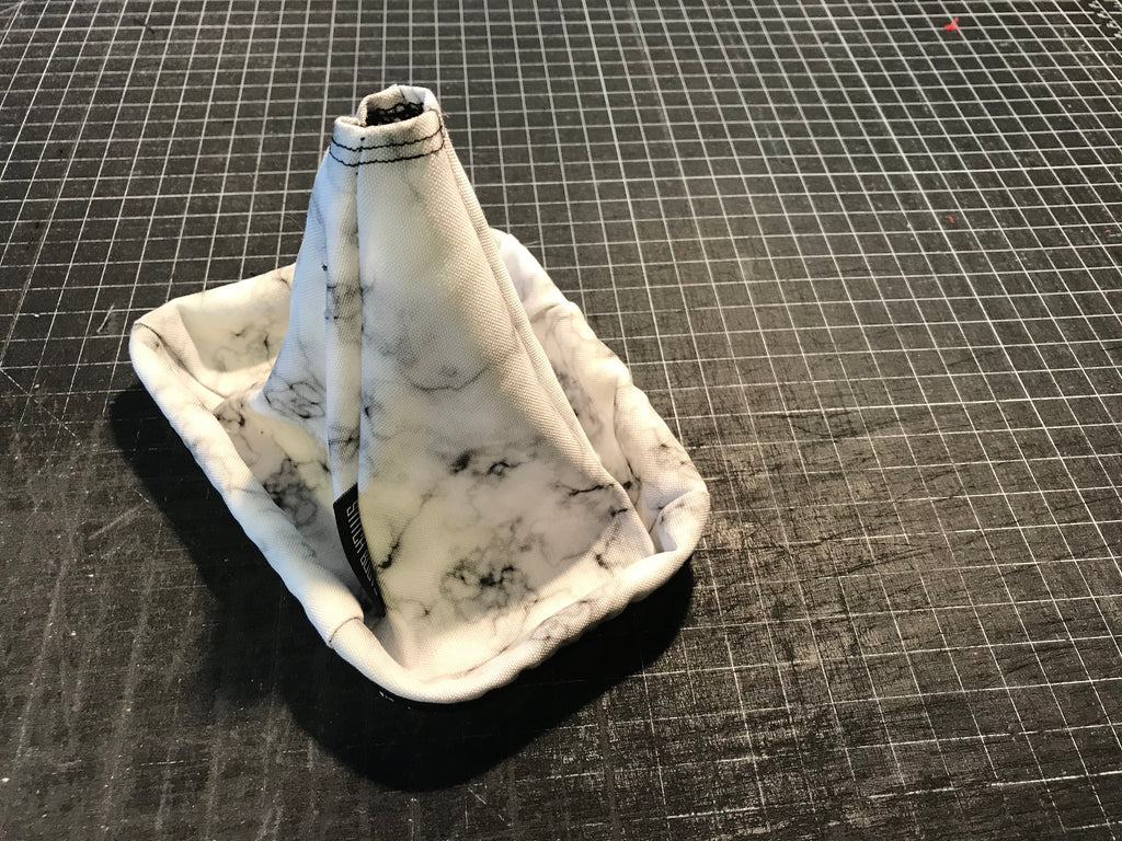 White Marble Shift Boot by Stitch Boots