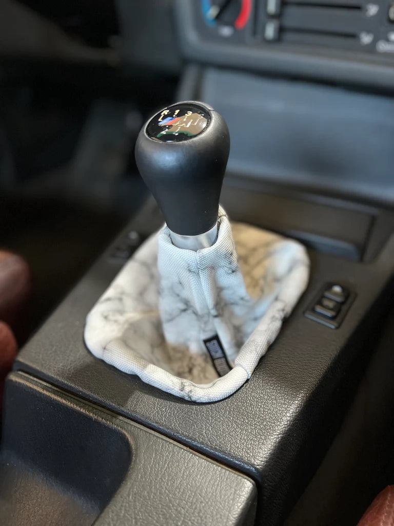 White Marble Shift Boot by Stitch Boots