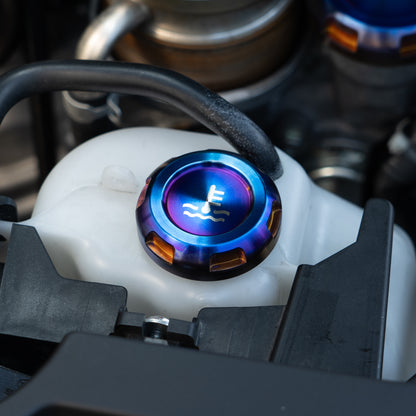 Billetworkz Titanium Engine Bay Caps - Subaru