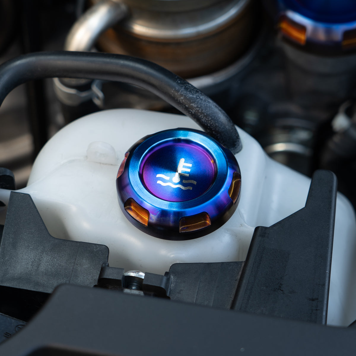 Titanium Engine Bay Caps Subaru Billetworkz