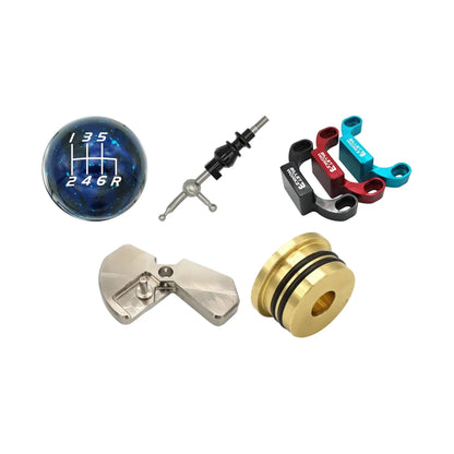 Billetworkz Shift Kit (Pro): Short Shifter Kit and Cosmic Space Shift Knob - Subaru WRX 6-Speed 2015–2025