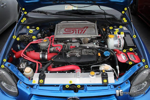 Subaru WRX/STI 2002-03 Titanium Engine Bay Kit