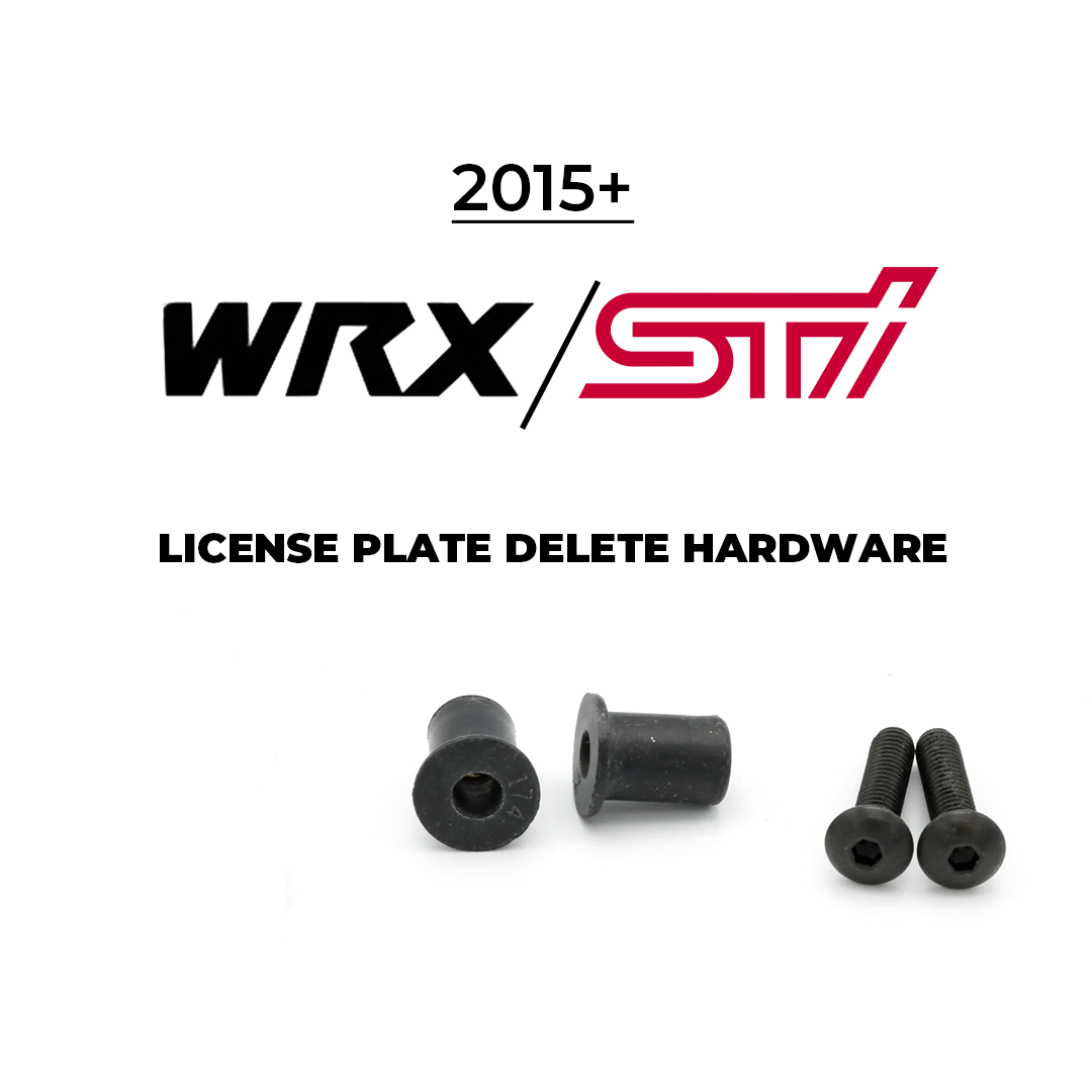 Billetworkz License Plate Delete Hardware - 2015+ WRX/STI