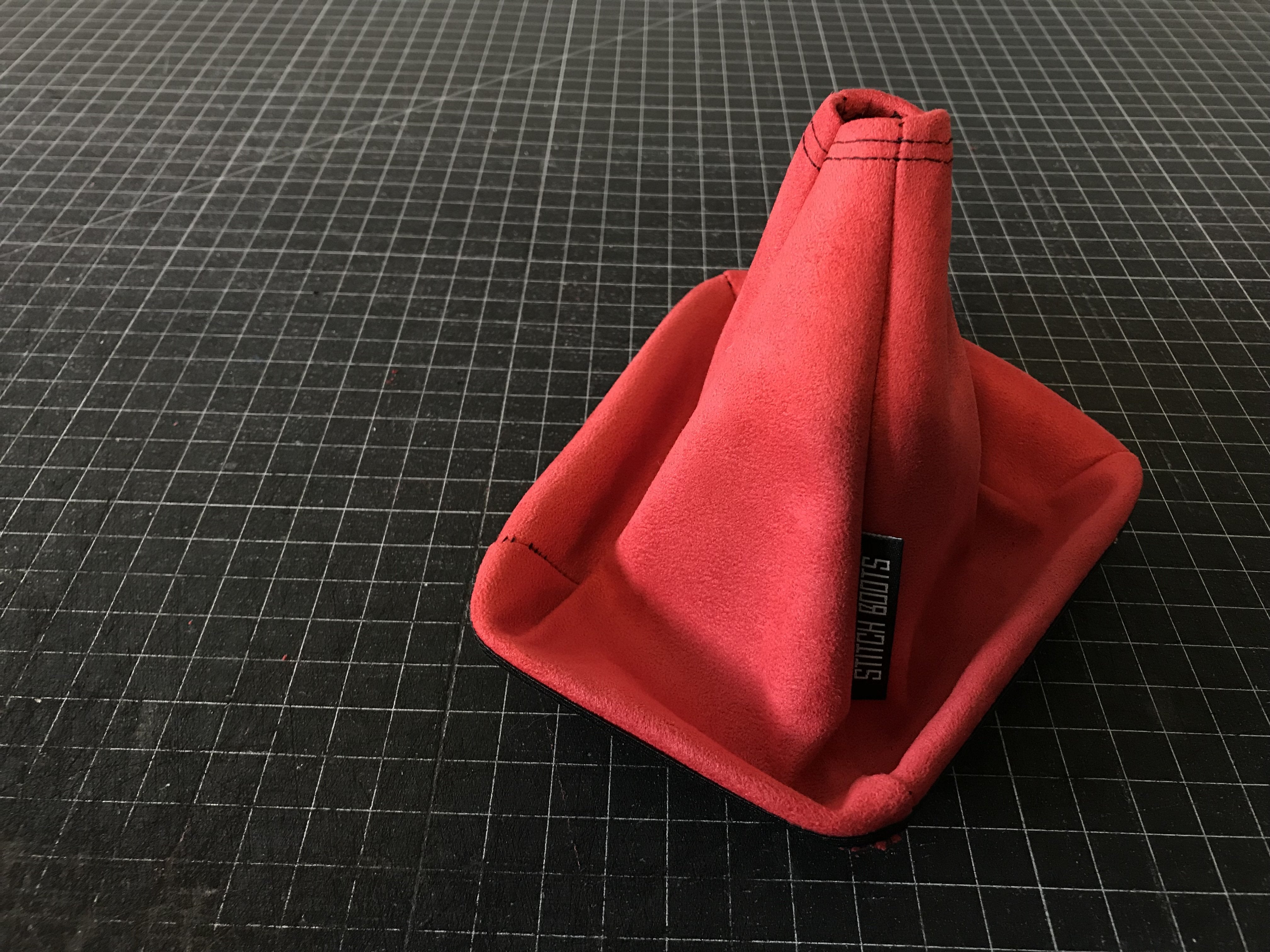 Red Suede Shift boot - Billetworkz