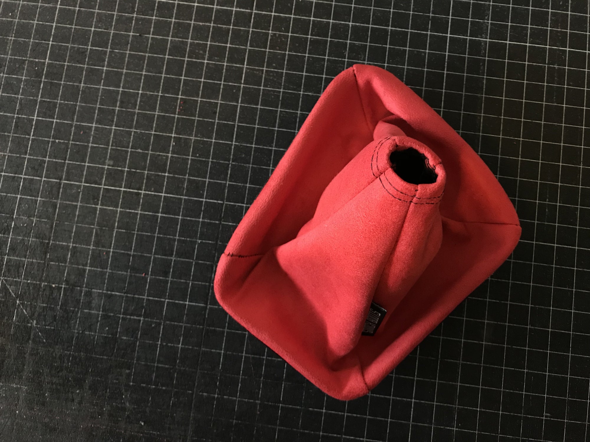 Red Suede Shift boot