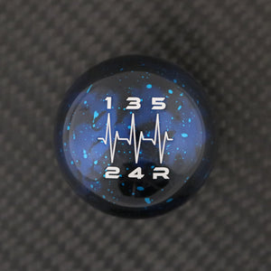 Blue Cosmic Space - 5 Speed Heartbeat Engraving - Mazda Fitment