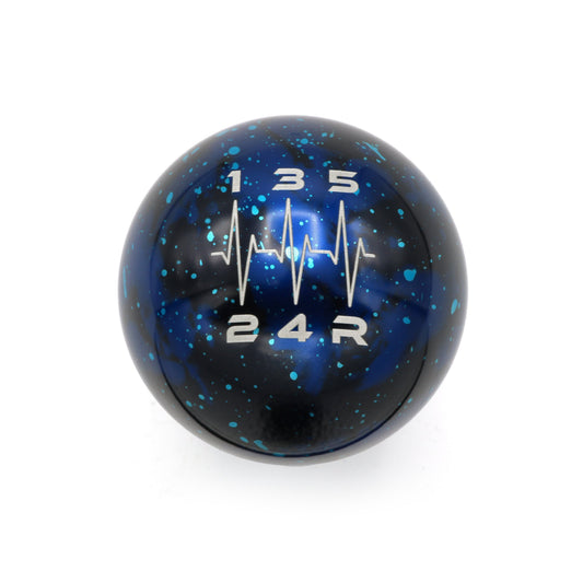 Blue Cosmic Space - 5 Speed Heartbeat Engraving - Mazda Fitment