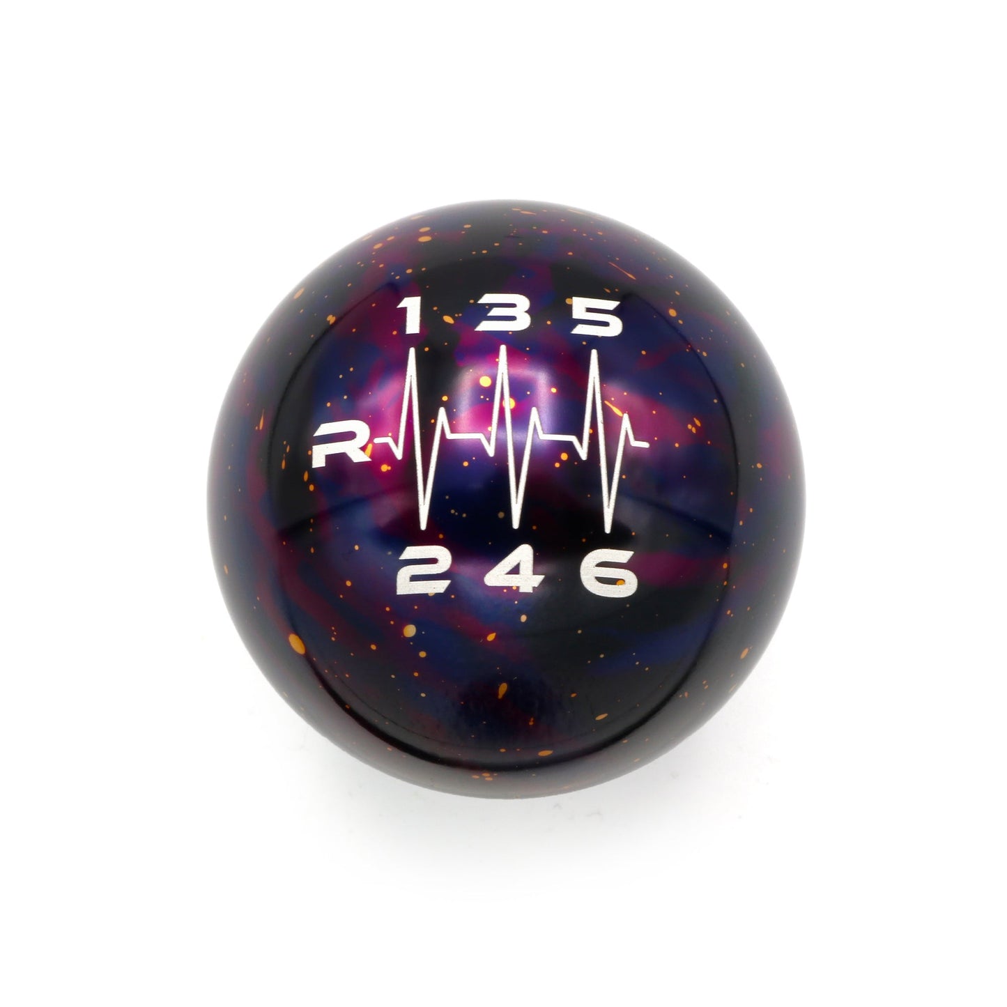 Purple Cosmic Space - 6 Speed Heartbeat Engraving - Audi/VW Manual Fitment