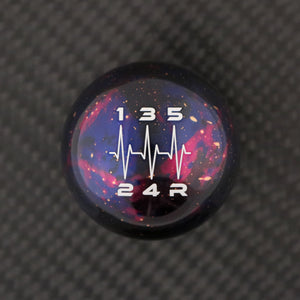 Purple Cosmic Space - 5 Speed Heartbeat Engraving - Cobalt SS Fitment