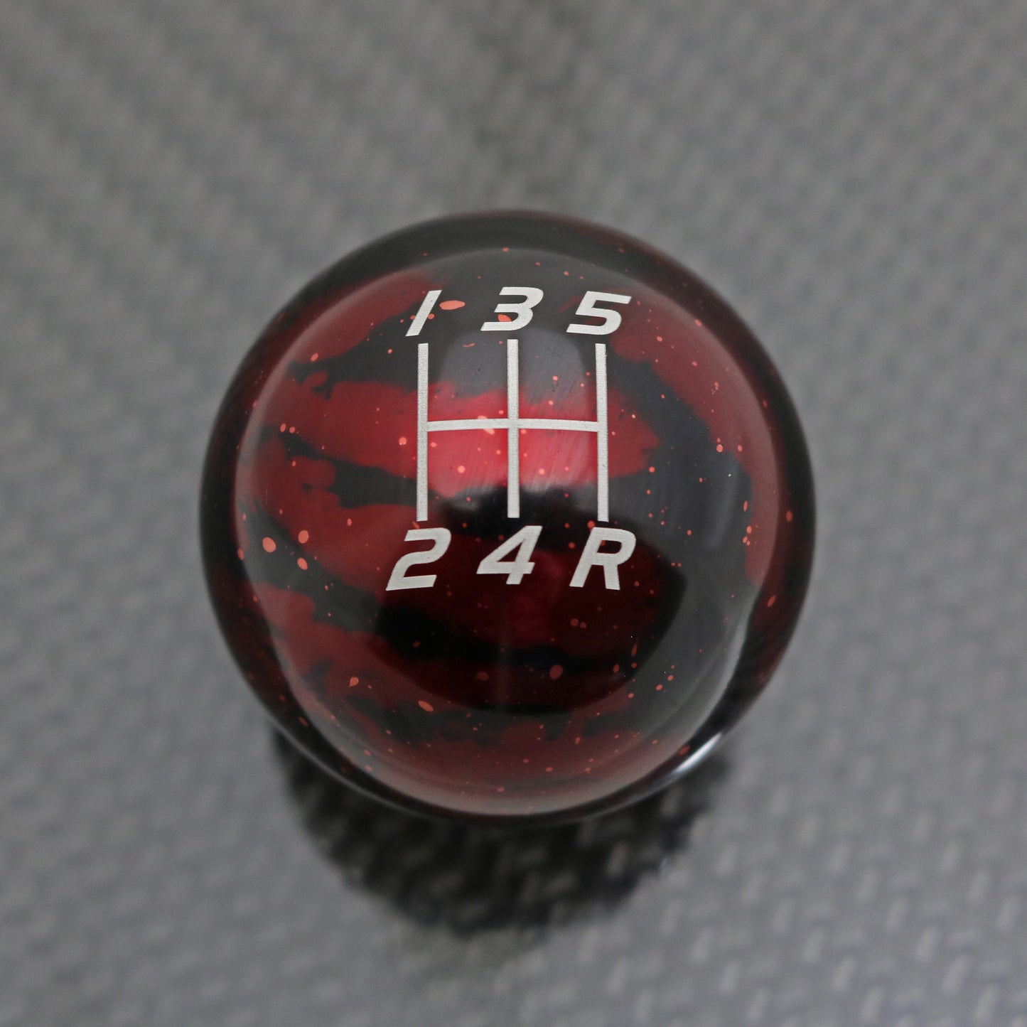 Red Cosmic Space - 5 Speed Velocity Engraving - Mazda Fitment