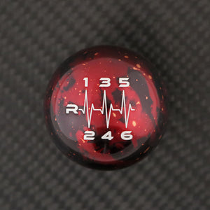 Red Cosmic Space - 6 Speed Heartbeat (Reverse Left)