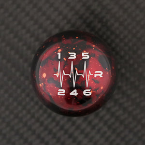 Red Cosmic Space - 6 Speed Heartbeat (Reverse Right)