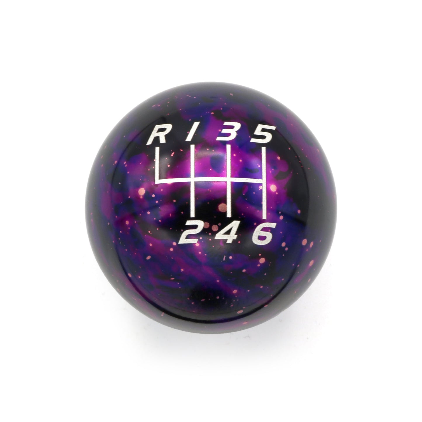 Purple Cosmic Space - 6 Speed Velocity Engraving - Audi/VW Manual Fitment