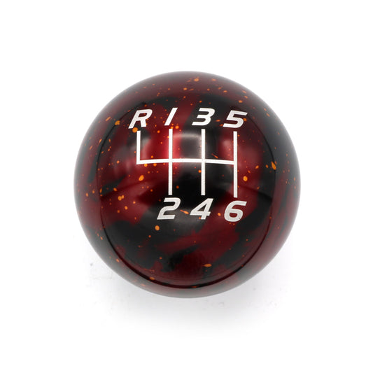 Red Cosmic Space - 6 Speed Velocity Engraving - Audi/VW Manual Fitment