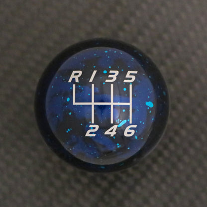 Blue Cosmic Space - 6 Speed Velocity Engraving - Audi/VW Manual Fitment