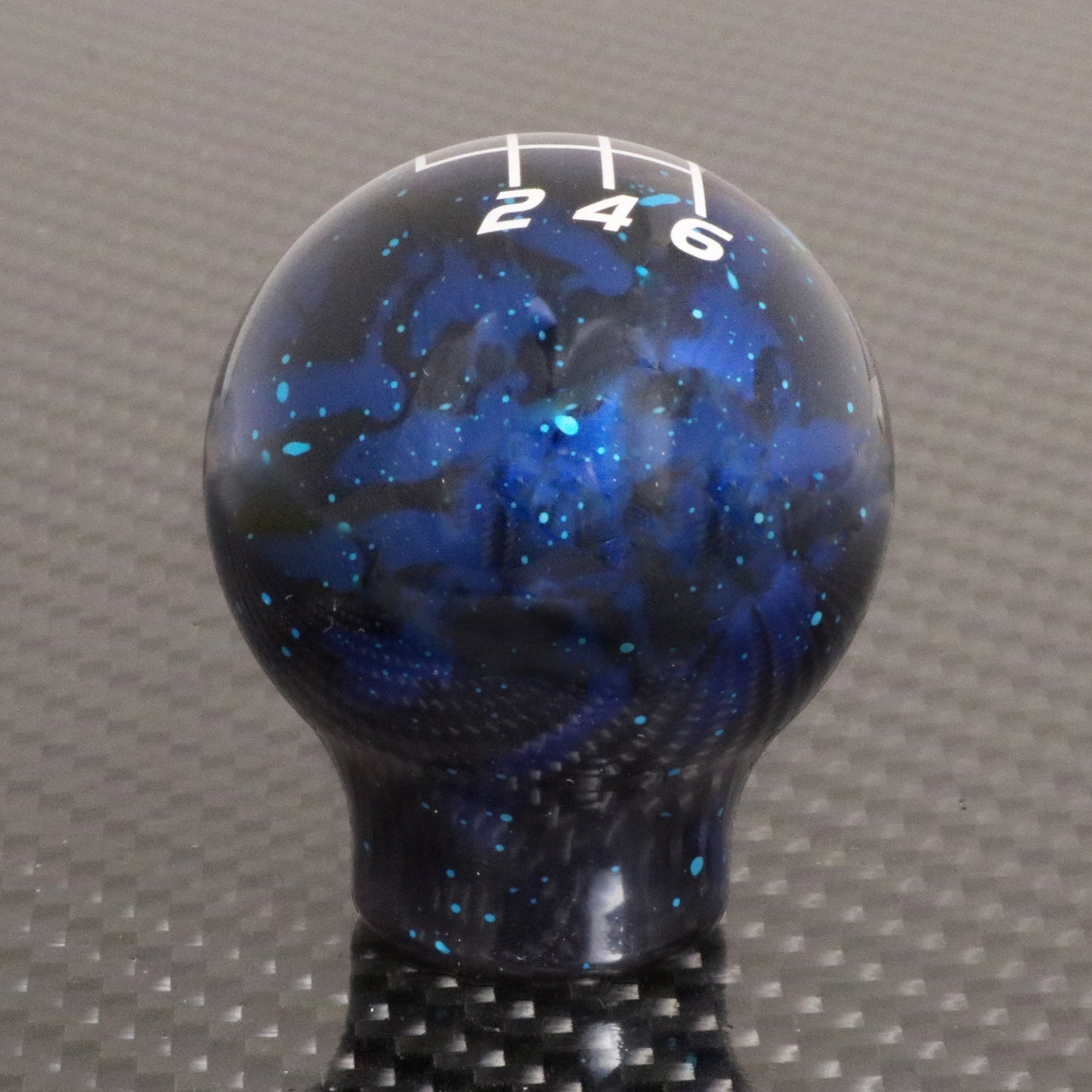Blue Cosmic Space - 6 Speed Velocity Engraving - Audi/VW Manual Fitment