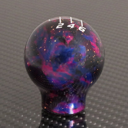 Purple Cosmic Space - 6 Speed Velocity Engraving - Audi/VW Manual Fitment