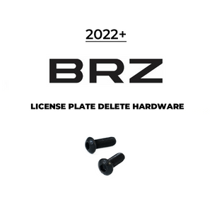 License Plate Delete Hardware - 2022+ BRZ