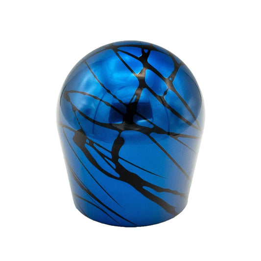Billetworkz Shift Knob - Blue w/Black Splash - Ford Mustang (2015+)