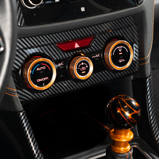 Billetworkz Climate Control Covers Subaru Crosstrek 2018+