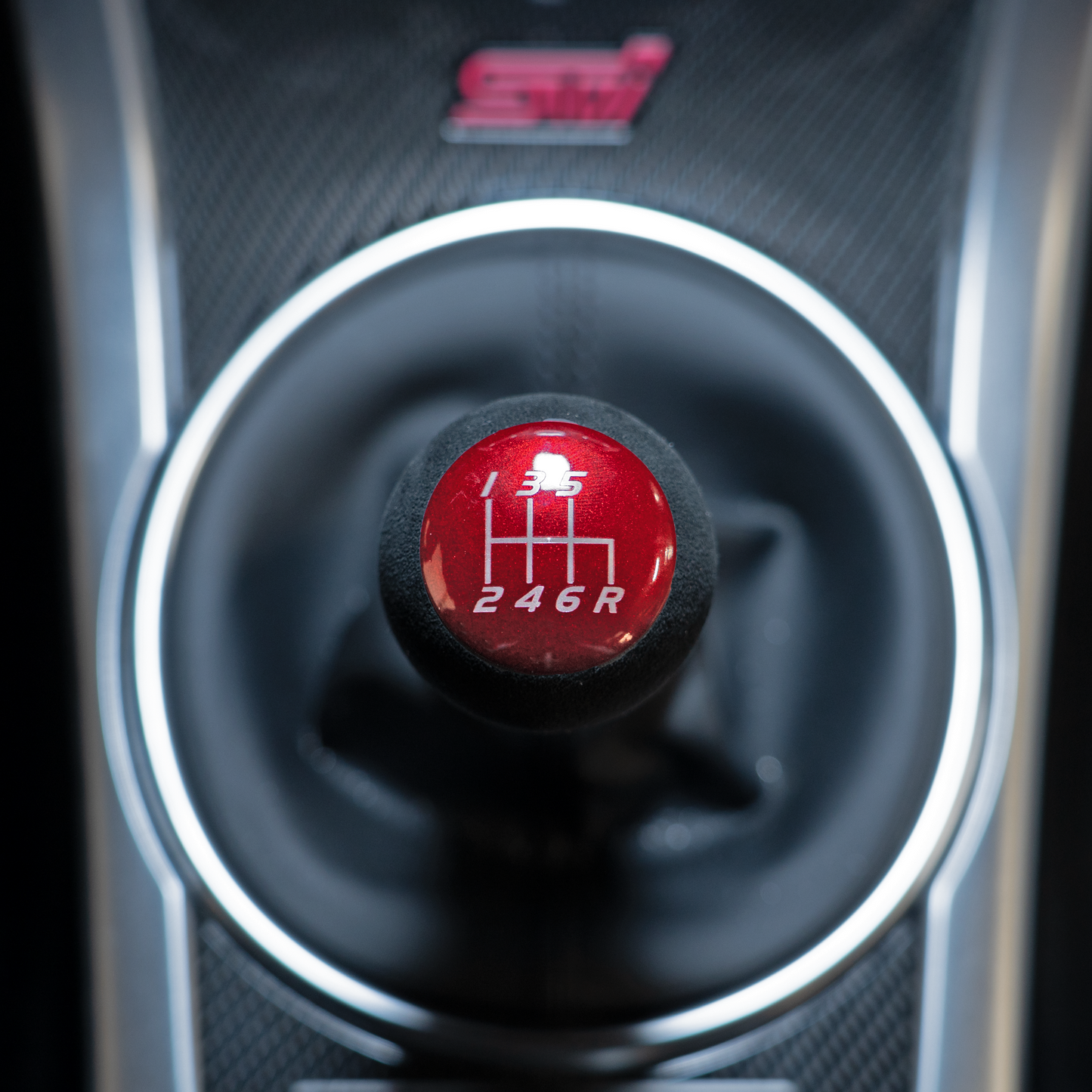 The Fusion Weighted Shift Knob - Candy Red