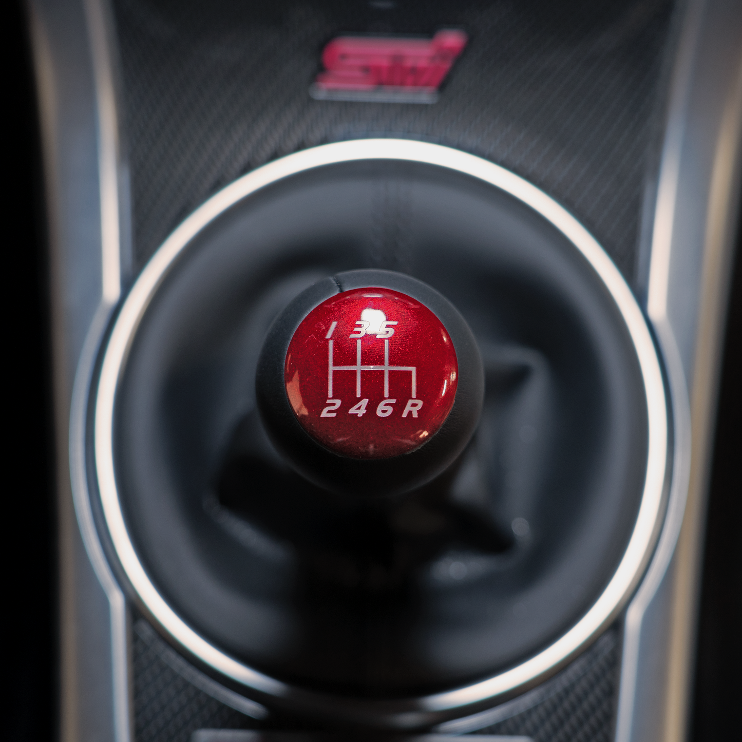 The Fusion Weighted Shift Knob - Candy Red