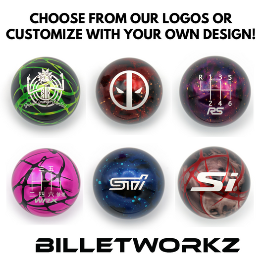Billetworkz Custom Anodized Engraved Shift Knob