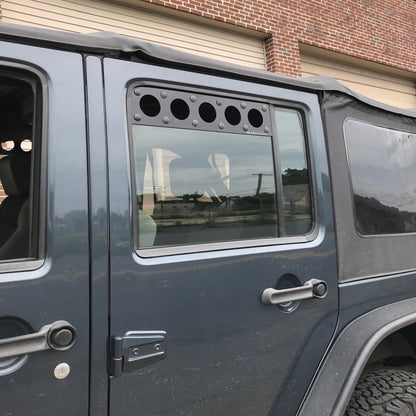 Billetworkz Window Vents Jeep Wrangler JK 4-Door 2007-2017
