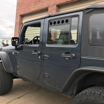 Billetworkz Window Vents Jeep Wrangler JK 4-Door 2007-2017