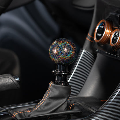 Billetworkz Automatic Shifter - Rainbow Sparkle - Fits Subaru CVT: WRX (15–21), Crosstrek (13–23), Forester (14–18), Impreza (12–23), Legacy/Outback (10–14)