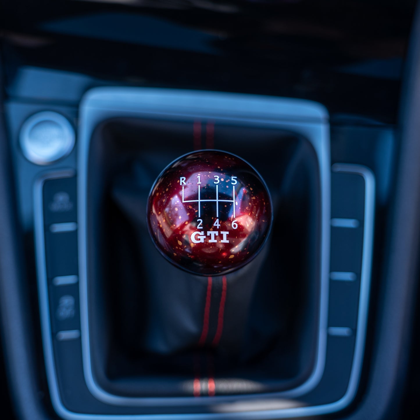 Red Cosmic Space - 6 Speed GTI Engraving - VW Manual Fitment