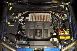 Subaru Forester 2006-08 Titanium Engine Bay Kit
