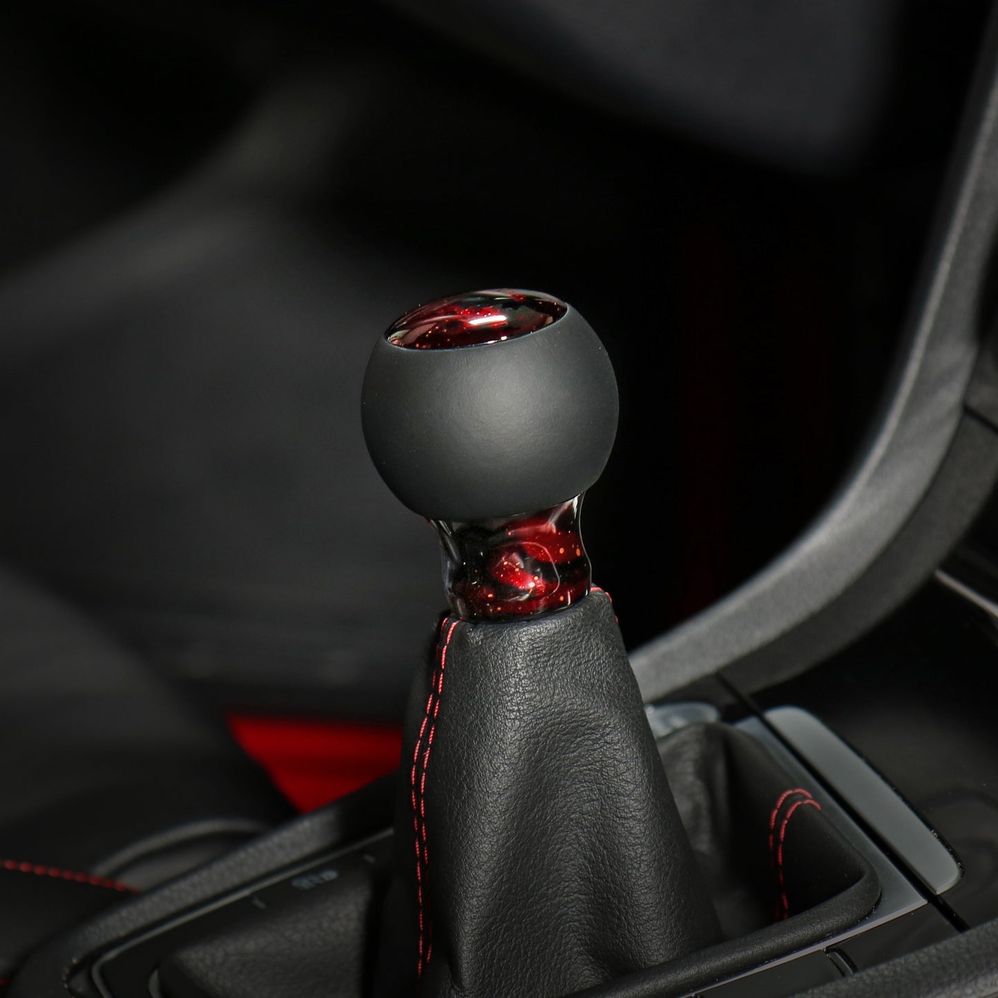 Billetworkz “Fusion” Weighted Shift Knob - Red Cosmic Space