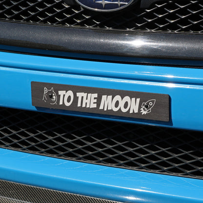 Billetworkz "To the Moon" License Plate Delete