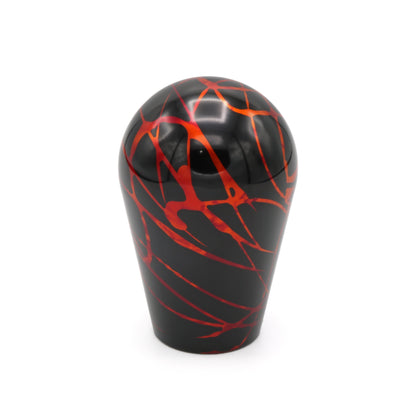 Billetworkz Automatic Shifter - Black w/Fire Splash - Honda Civic (2012–2025 | 9th, 10th & 11th Gen)