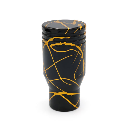 Black w/ Gold Splash - No Engraving - Honda Fitment