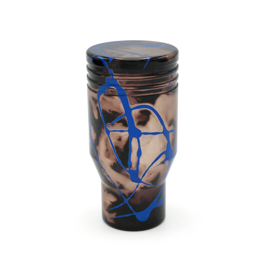 Black Smoke w/ Blue Splash - No Engraving - Volkswagen Fitment