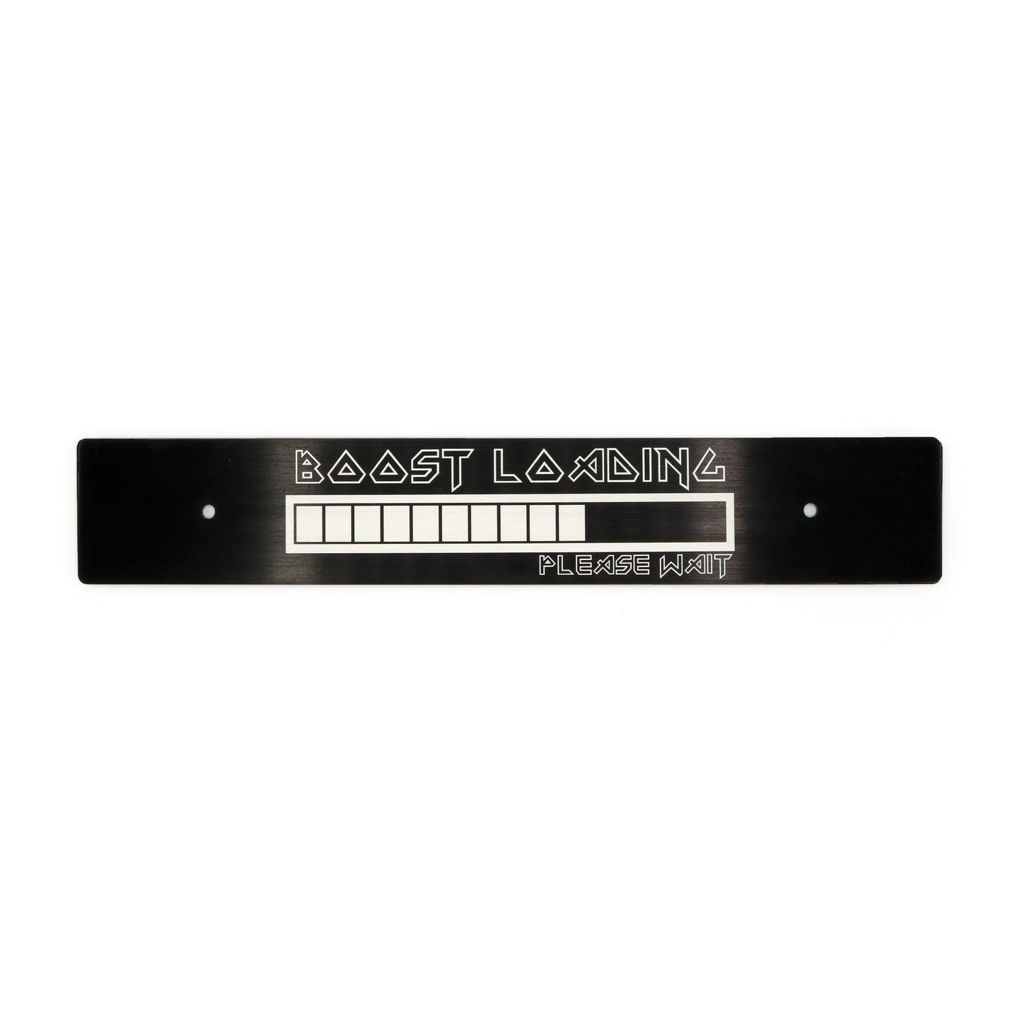Billetworkz "Boost Loading" License Plate Delete