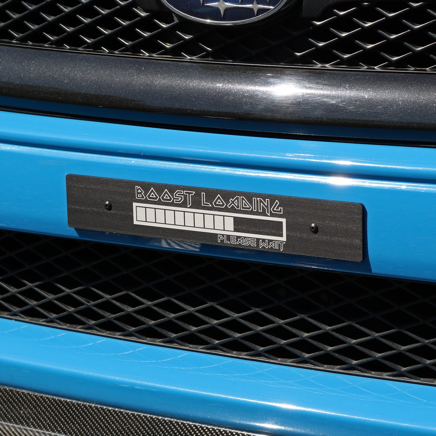 Billetworkz "Boost Loading" License Plate Delete