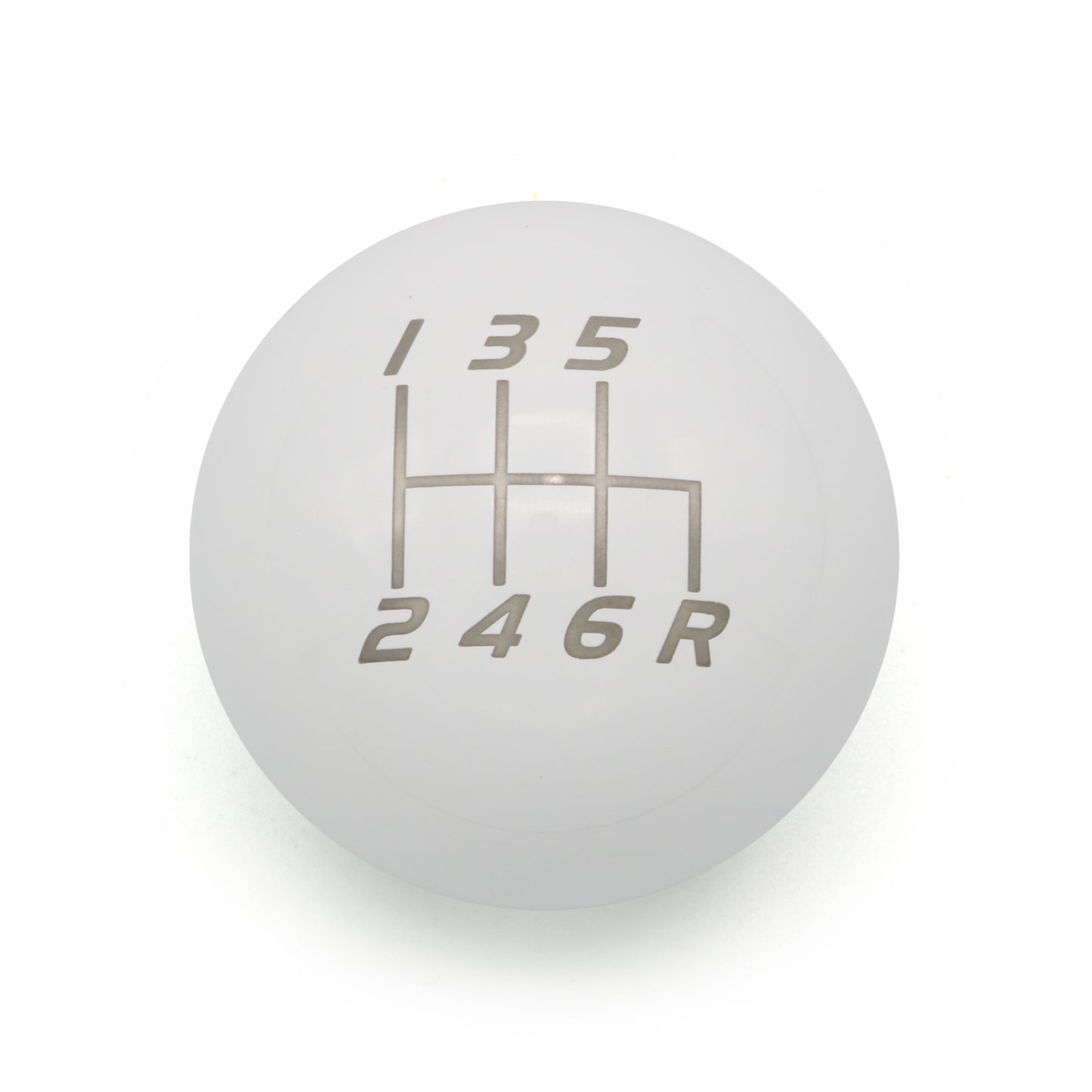 Gloss White Weighted - 6 Speed Velocity (Reverse Right-Down)