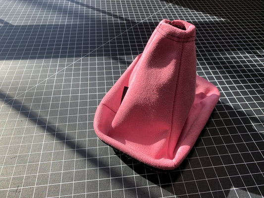 Pink Suede Shift Boot