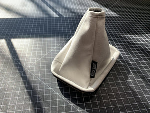 White Suede Shift Boot