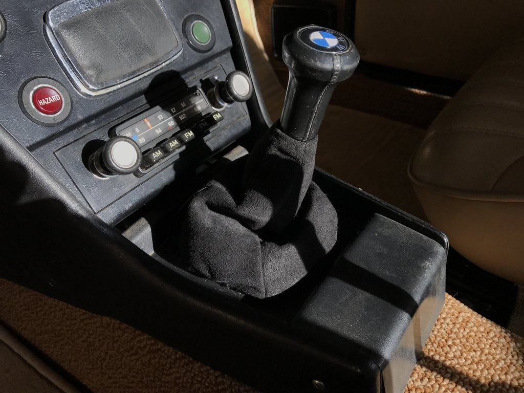 Black Suede Shift Boot