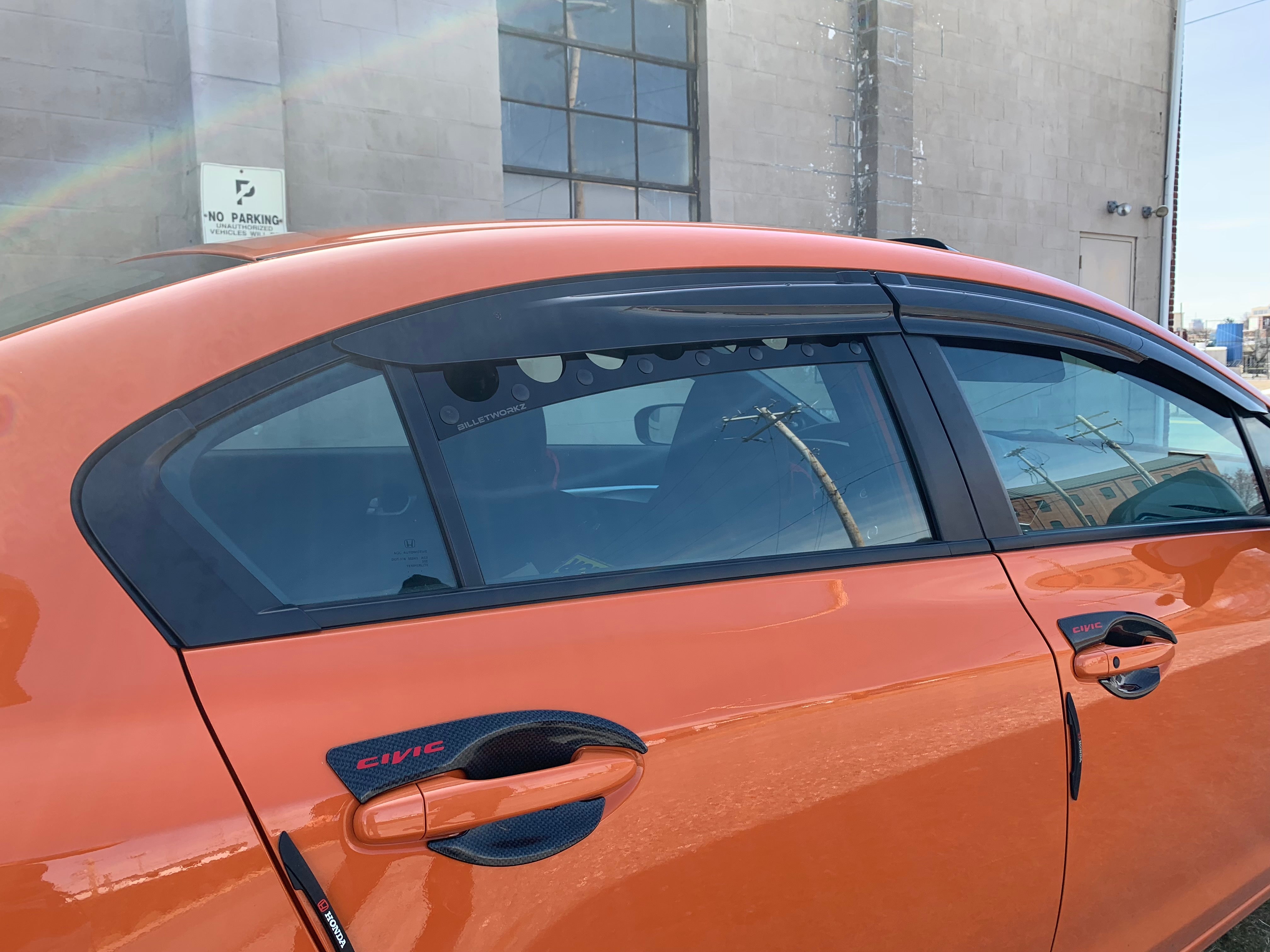 2012 honda civic store window visors