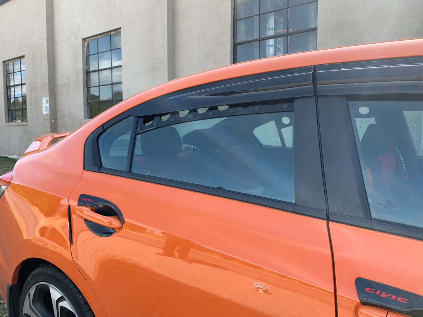 Billetworkz Window Vents Honda Civic Sedan 2012-2015
