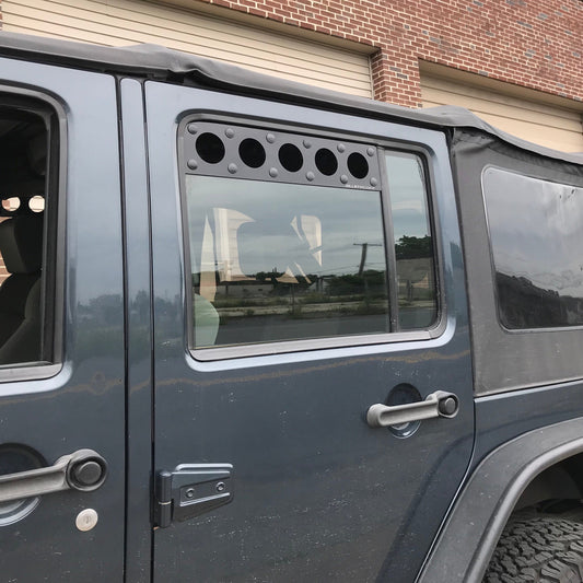 Billetworkz Window Vents Jeep Wrangler JK 4-Door 2007-2017