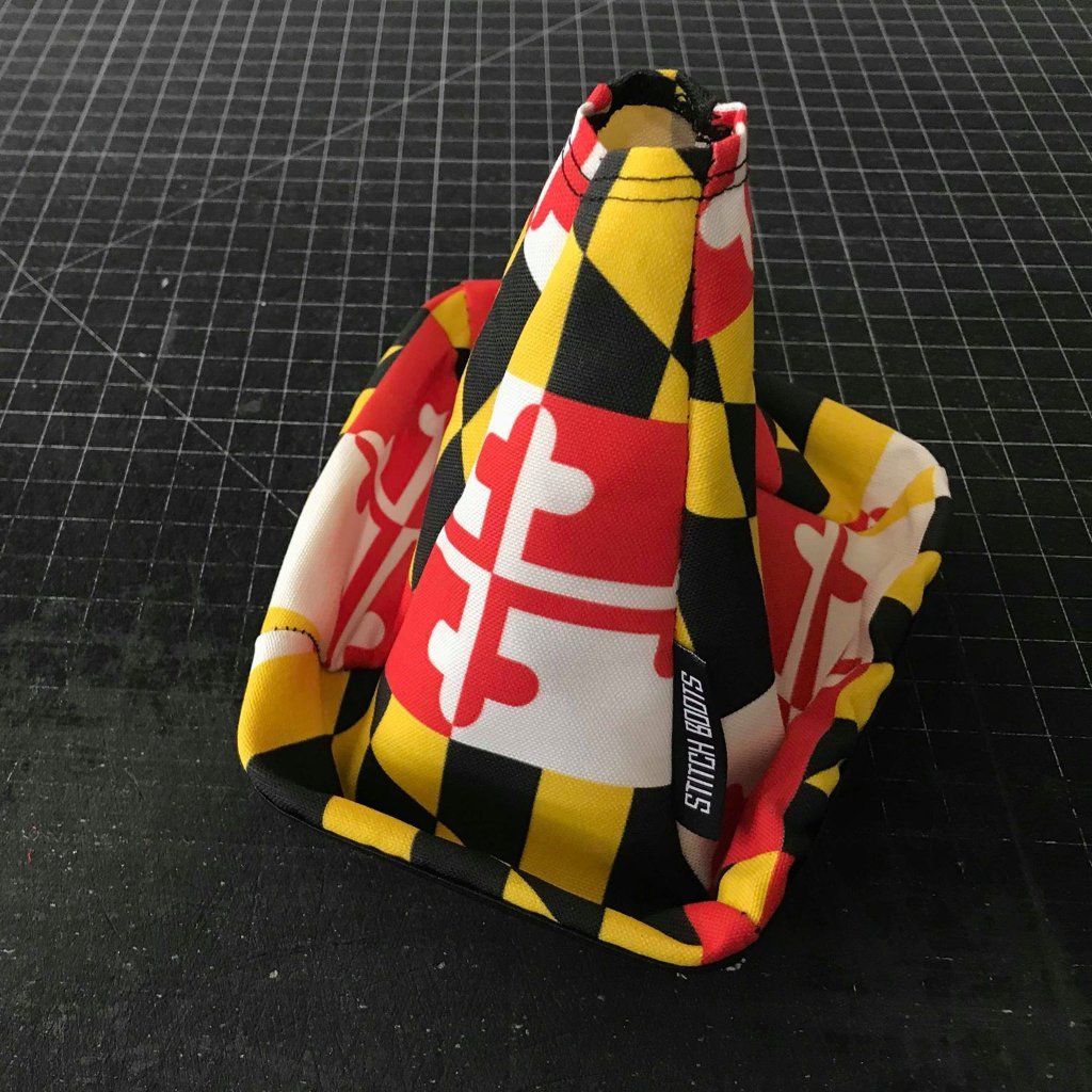 Maryland Flag Shift Boot by Stitch Boots